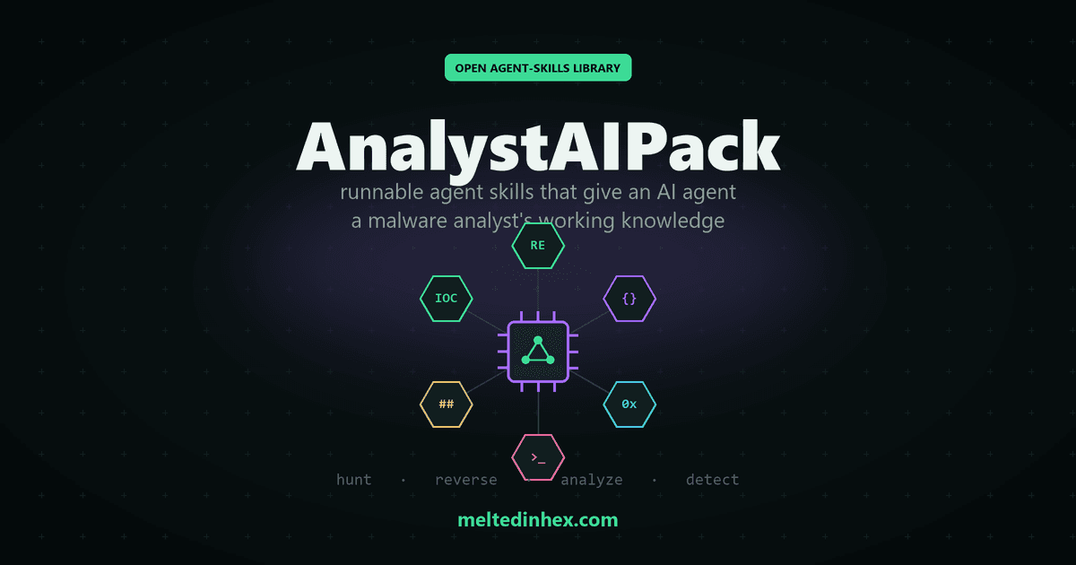 AnalystAIPack : 118 compétences d'IA pour analyser les malwares