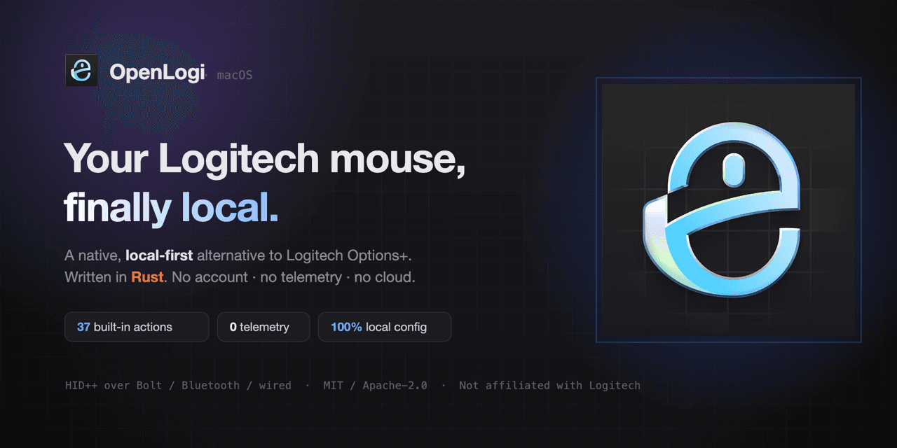 OpenLogi : reprends le contrôle de ta souris Logitech