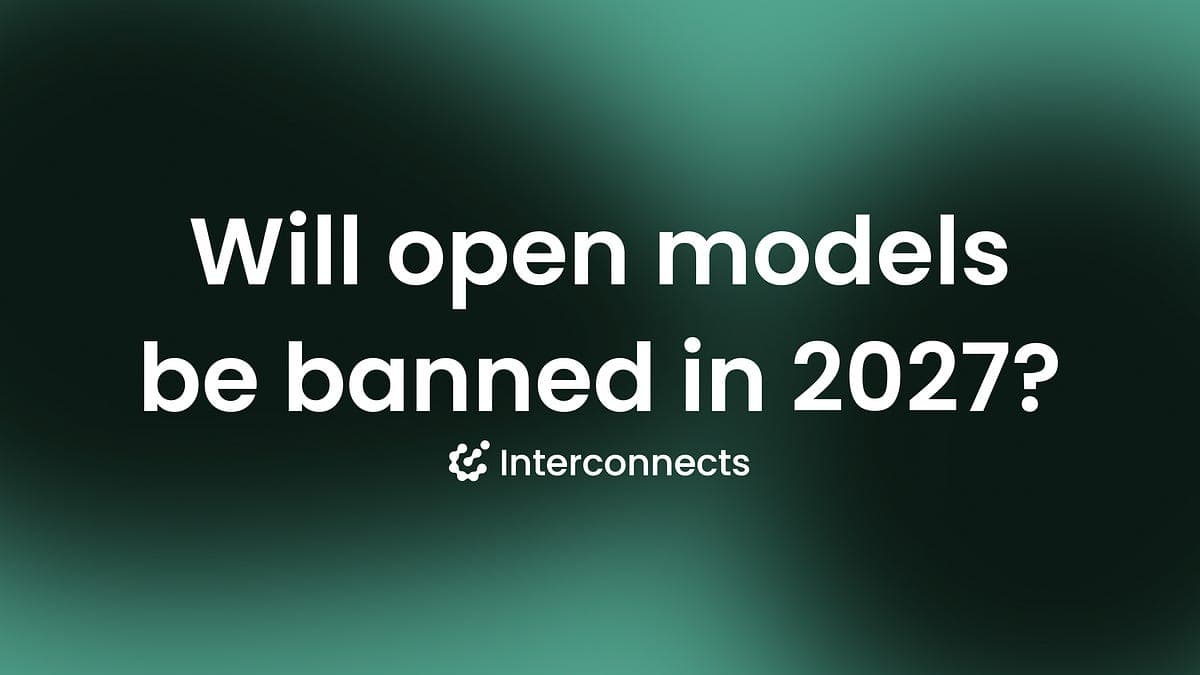Les modèles IA ouverts ont 6 mois avant le ban