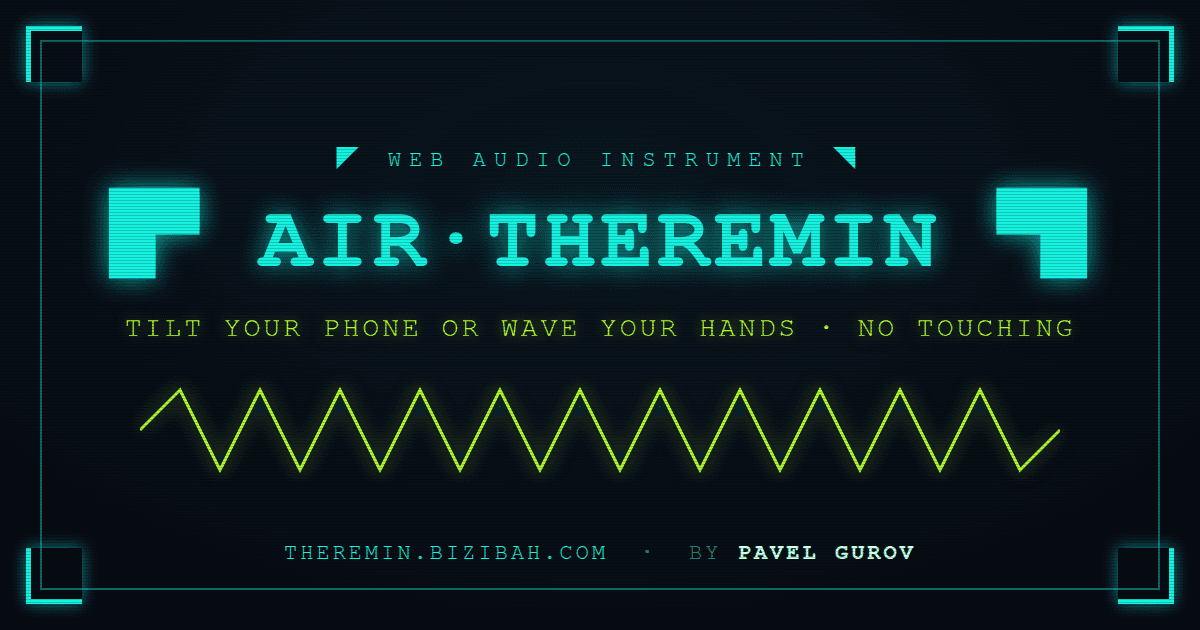 Air Theremin : joue un instrument avec ta webcam