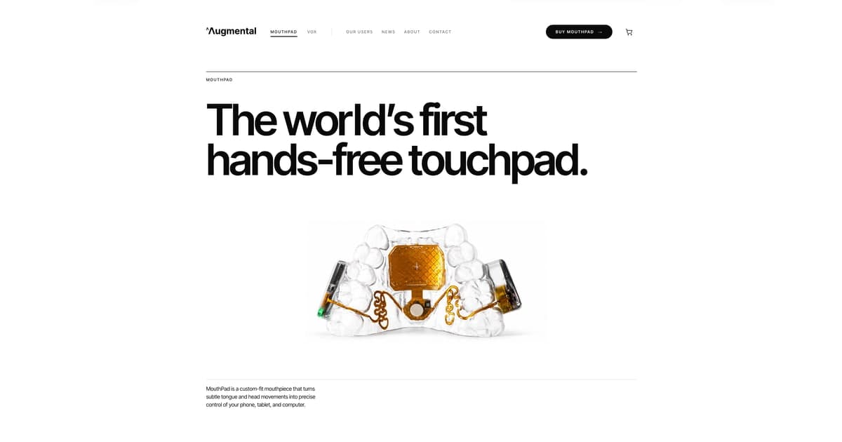 MouthPad : ta langue devient souris